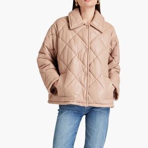 NWT STAND STUDIO Pink Nikolina Quilted Jacket Size 32 or 0 (Small)